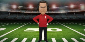 Second edition of the 2025 Curt Cignetti bobblehead. (Photo provided/Bobblehead Hall of Fame)