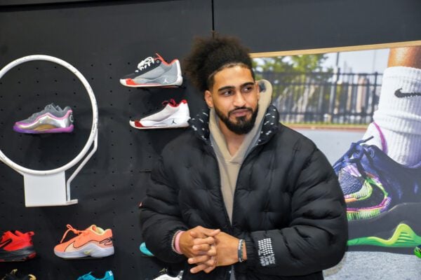 Obi Toppin at Dick's Sporting Goods in Indianapolis, Indiana in December of 2025.