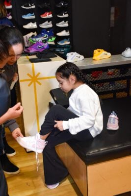 Obi Toppin at Dick's Sporting Goods in Indianapolis, Indiana in December of 2025.