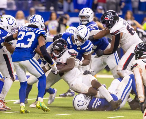 Houston Texans at Indianapolis Colts NFL football game on December 2, 2025 in Indianapolis, Indiana. Photo taken by Walt Thomas of the Indianapolis Recorder.