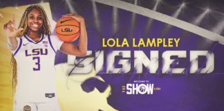 LSU guard and Indianapolis native (Lawrence Central High School) Lola Lampley, a 2025-26 commit to Louisiana State University women's basketball.
