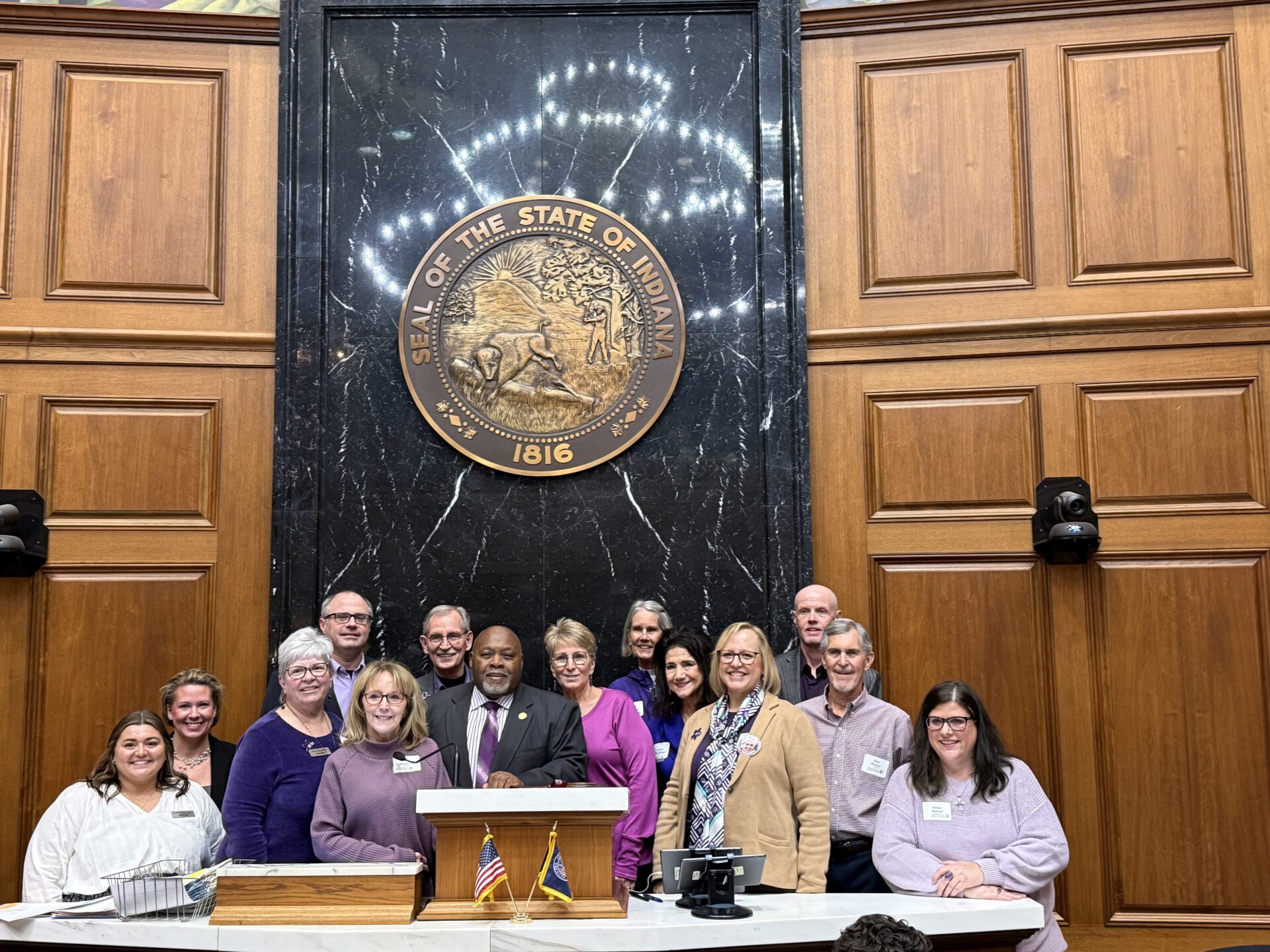 Indiana Statehouse turns purple as Alzheimer’s advocates drive legislative momentum 