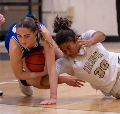 Cathedral versus Chatard High School girls basketball January 2026.