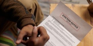 eviction notice. (Photo/Getty Images), Central Indiana Housing FAQ