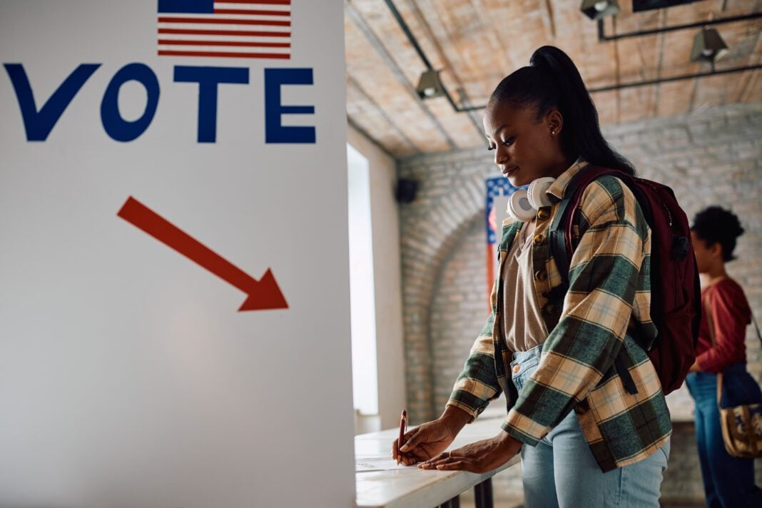 Black voter.