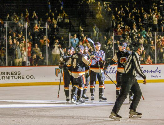 Indy Fuel Feb 2026 hockey game against Iowa.