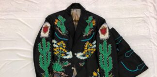 “Bigfoot and Armadillo Suit,” created by Jerry Lee Atwood. (Loan Courtesy of Chris Purcell)