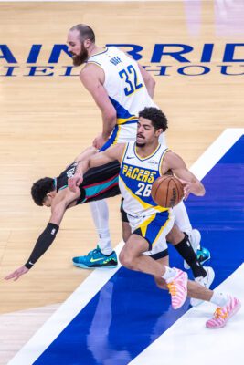 Memphis Grizzlies at Indiana Pacers NBA basketball game in March of 2026 in Indianapolis, Indiana.