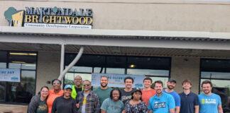 This year, Spring Cleaning Day saw more than 87 volunteers alongside Brick and Ember Outfitters spread out amongst 17 African American households in the community from 8 a.m. to 1 p.m. on April 24. (Photo/Ashley Landrum)
