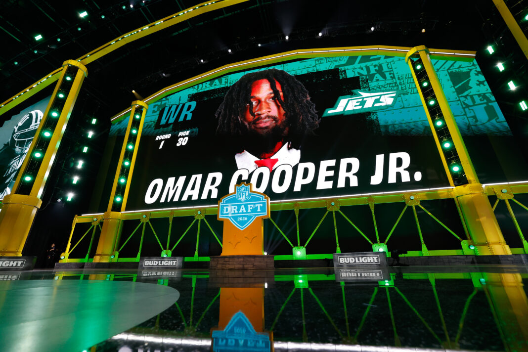 20260423_NFL_Draft_B2_5364 2026 NFL Draft Omar Cooper, Jr. in April of 2026 in Pittsburgh, PA.