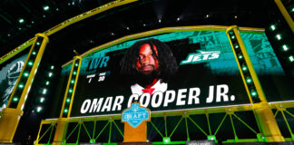 2026 NFL Draft Omar Cooper, Jr. in April of 2026 in Pittsburgh, PA.