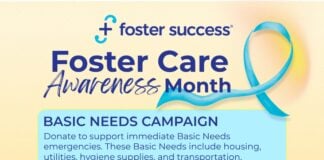 Foster Success are hosting a variety of fundraising events throughout the month of May in honor of National Foster Care Month. (Graphic provided/Foster Success via Facebook)