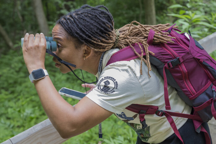 6Dc_blackbirdWalk013_20240526_R_4096 Conner Prairie is partnering with Outdoor Afro Indy for a week full of birding activities in honor of Black Birders Week. (Photo provided/Conner Prairie)