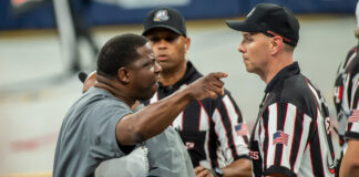 Fishers Frieght versus Jacksonville Sharks Arena (Indoor) football game in May of 2026 in Fishers, Indiana.