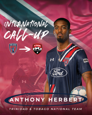 Indy Eleven defender Anthony Herbert in 2026.