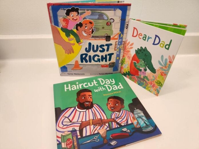 Father's Day books for kids. (Photo/Terri Schilichenmeyer)