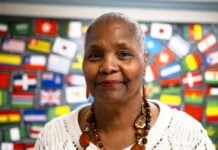 Indy's Global Village Museum executive director Mary Clark poses for a photo July 23, 2026. (Photo/Enrique Saenz/Mirror Indy)
