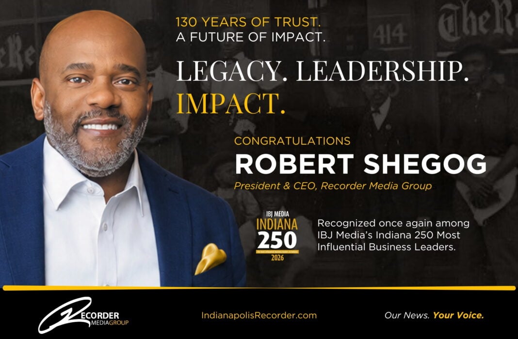 1000011203 President & CEO of Recorder Media Group Robert Shegog. (Photo/IBJ)