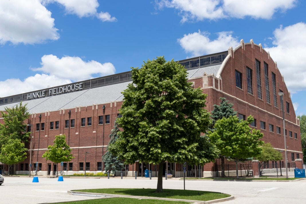 Hinkle Fieldhouse at Butler University in Indianapolis, Indiana.