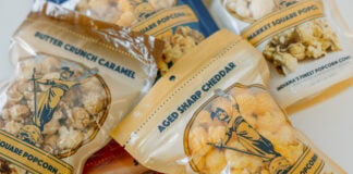 Jonathan Warren and Michael Barnett founded Market Square Popcorn in 2017. (Photo provided/Market Square Popcorn)