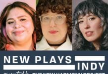 The New Harmony Project announced its 40th anniversary season, including season three of New Plays Indy. (Graphic provided/New Harmony Project)