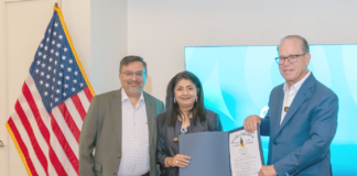 Rupal Thanawala, Mike Braun, Sagamore of the Wabash