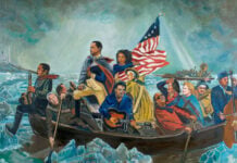 "The Crossing," by Wayne Mann, C. 2008. (Photo/Indiana State Museum and Historic Sites Collection)