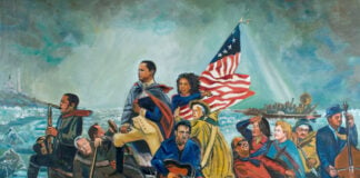 "The Crossing," by Wayne Mann, C. 2008. (Photo/Indiana State Museum and Historic Sites Collection)