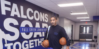 NBA player and Indiana native Gary Harris Jr ( HSE, Mr Basketball) (Photo/David Dixon)
