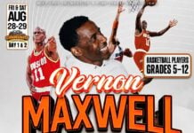Vernon 'Mad Max' Maxwell's event flyer during 2026 Mike Epps Festival and Community Weekend. (Photo via Facebook)