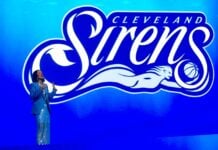 The unveiling of the Cleveland Sirens, a new WNBA team. (Photo/Cleveland Sirens)