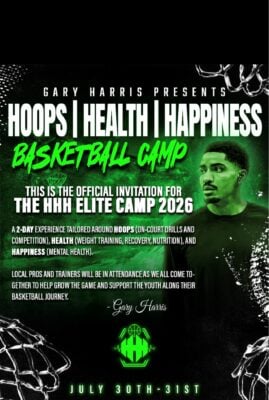 NBA player and Indiana native Gary Harris Jr ( HSE, Mr Basketball) (Photo/David Dixon)
