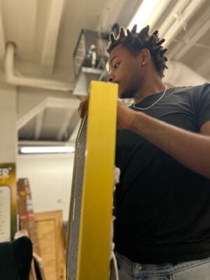 Luke Johnson is just one of the many college students part of the inaugural Butter BFA program and Camp Butter, which hired interns to build BUTTER 6 from the ground up. (Photo provided/Luke Johnson)