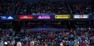 Scenes from the Eli Lilly and Company 'The Court is Hers' night at the Indiana Fever versus Dallas Wings WNBA game on August 14, 2026, at Gainbridge Fieldhouse, in downtown Indianapolis, Indiana. (Photo via Indiana Fever Facebook page)