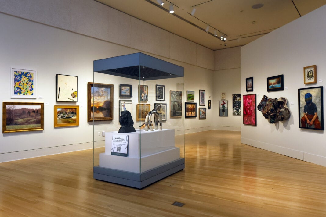 The 102nd Hoosier Art Salon exhibition takes place Aug. 21-Oct. 25 at the Indiana State Museum. (Photo/Taylor Canter)