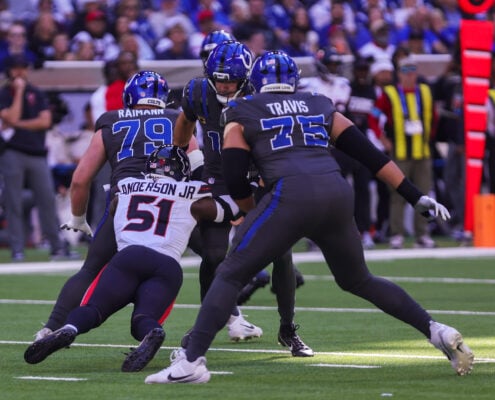 Scenes from the Indianapolis Colts versus Houston Texans, held on Sept. 27, 2026, at Lucas Oil Stadium, in downtown Indianapolis, Ind. (Photo/David Dixon)
