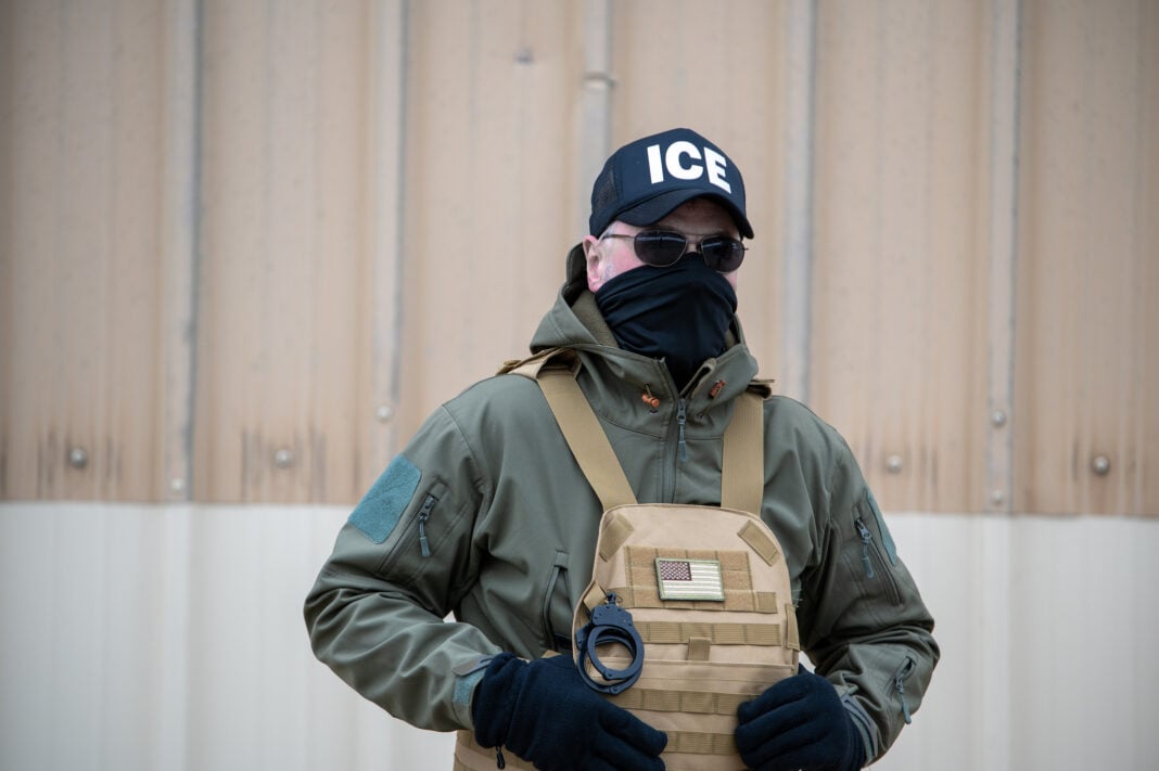US Immigration and Customs Enforcement (ICE) Agent. (Photo/Getty Images)