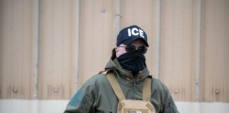US Immigration and Customs Enforcement (ICE) Agent. (Photo/Getty Images)