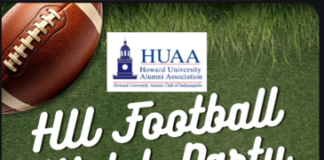 Graphic for Howard University vs Indiana University Watch Party. (Photo provided via email)