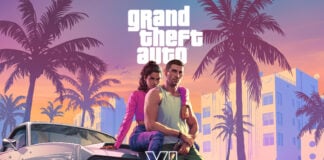 Main protagonists of Grand Theft Auto VI (GTA VI) Jason and Lucia appearing in offical promotional material for the game prior to the leak. (Photo via Rockstar Official Website)