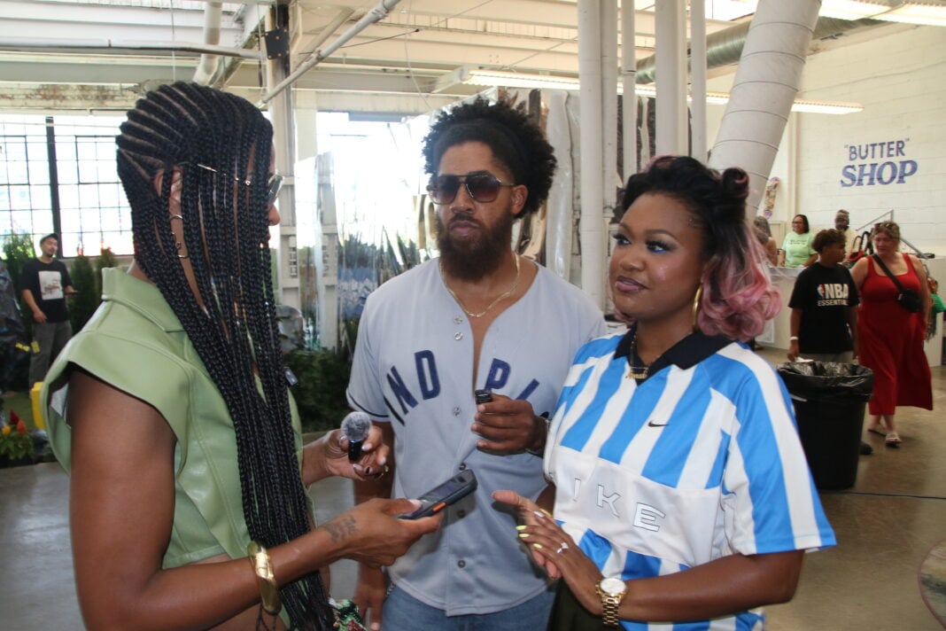 BUTTER 6: Mali and Alan Bacon being interviewed by IR. Sept. 5, 2026 (Photo/Michael Patton)