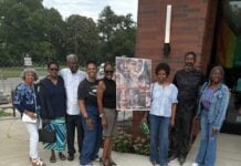 Big Afro Productions announces second screening for ‘Necessary Allies’ Sherry Harris, producer of "Necessary Allies: We Are More Alike Than We Are Different," with her family during the first premiere of the documentary at Kan-Kan Cinema in July. (Photo provided/Sherry Harris)