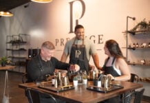 Q&A: Local firefighter opens luxury candle studio on southside Grant Berry, and Indianapolis firefighter, celebrated the grand opening of Prestige Candle Co. on Aug. 22. (Photo provided/Grant Berry)