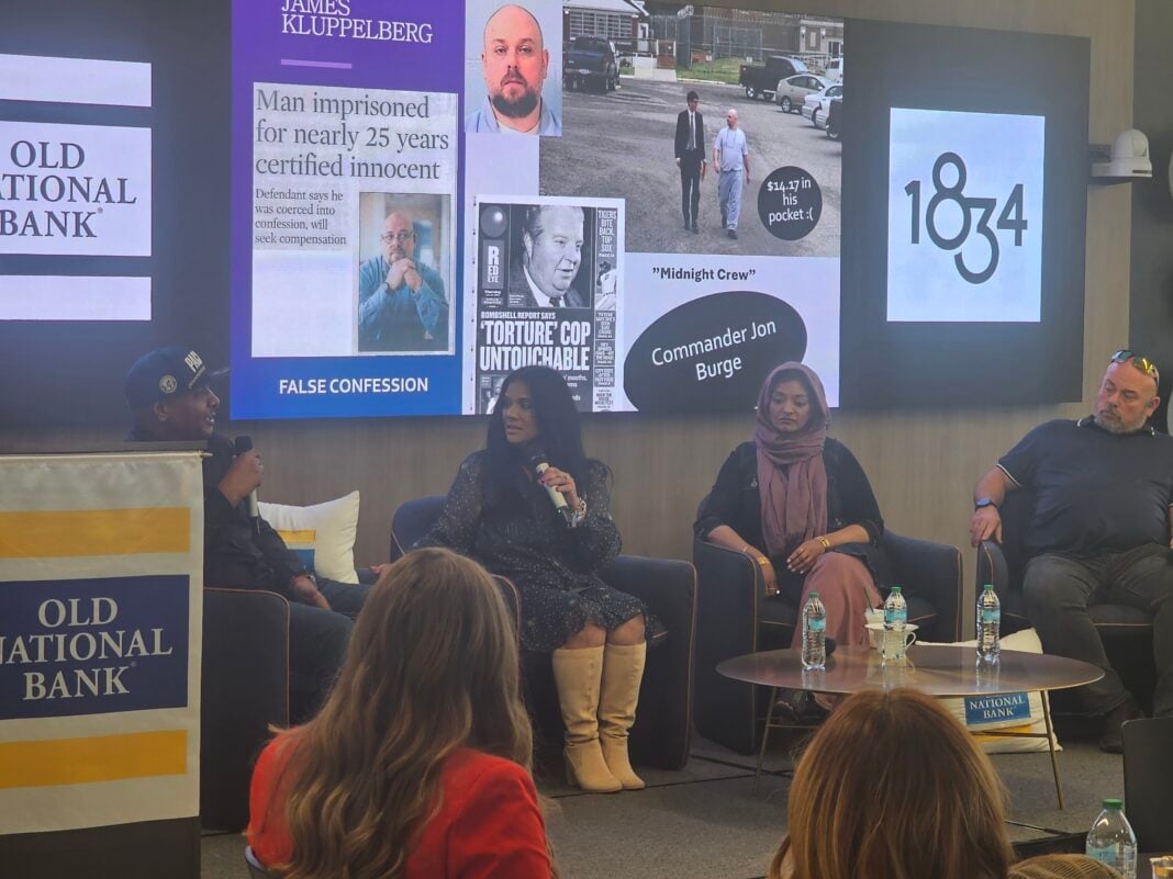 From left: Timmy Donald, Nicky Ali Jackson, Rabia Chaudry and James Kluppelberg at the ‘A Cup of HumaniTEA’ event on Oct. 2 (Photo/Malik Simon)