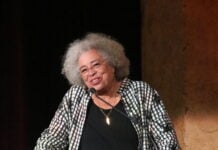 Dr. Angela Davis greets the crowd at the Indianapolis Urban League's "Beyond the Record" event on Oct. 2, 2026. (Photo/Michael Patton)