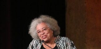 Dr. Angela Davis greets the crowd at the Indianapolis Urban League's "Beyond the Record" event on Oct. 2, 2026. (Photo/Michael Patton)