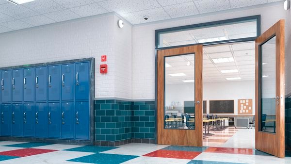 school, lockers