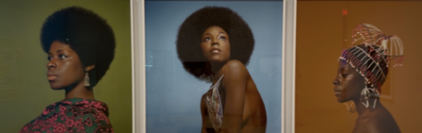 Photographer Kwame Brathwaite "Untitled" is a part of the GIANTS: Art from the Dean Collection at Newfields in Indianapolis. (Photo/ Tasha Jones)