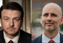 2026 Voter Guide: Marion County Prosecutor Marion County Prosecutor candidates from left to right: Republican Philip Foust and incumbent Democrat Ryan Mears. (Photo via candidates, WFYI)
