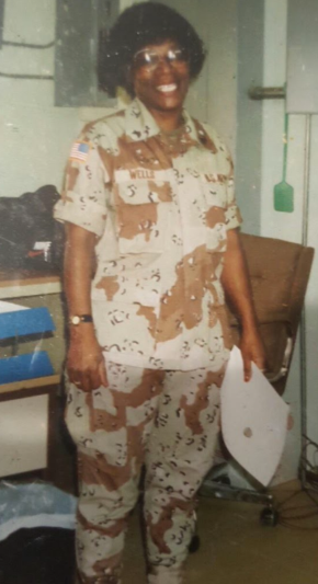 Sgt. Annie Wells in uniform (Photo/ The Wells Family)